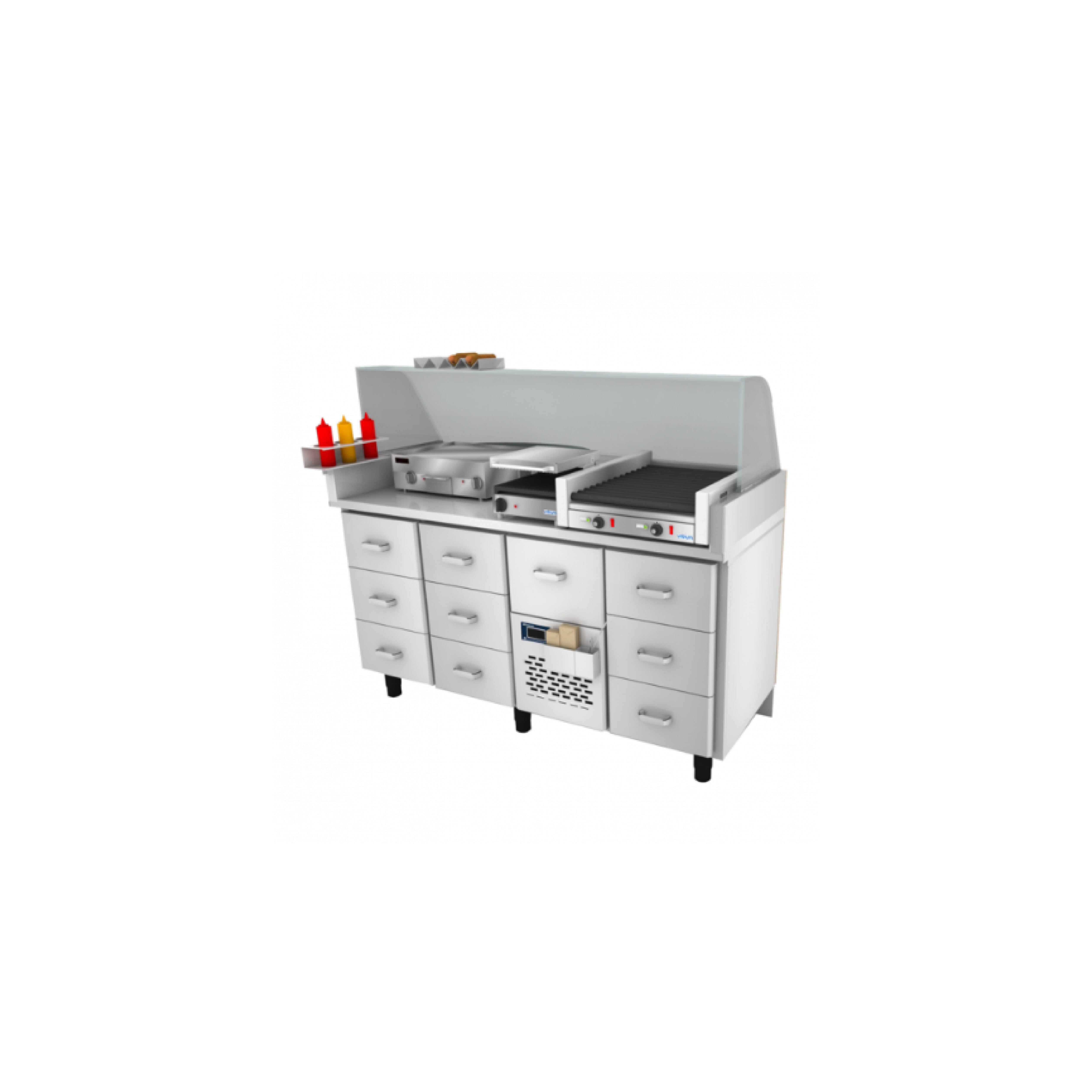 Hot dog cold workbench HDCT16 