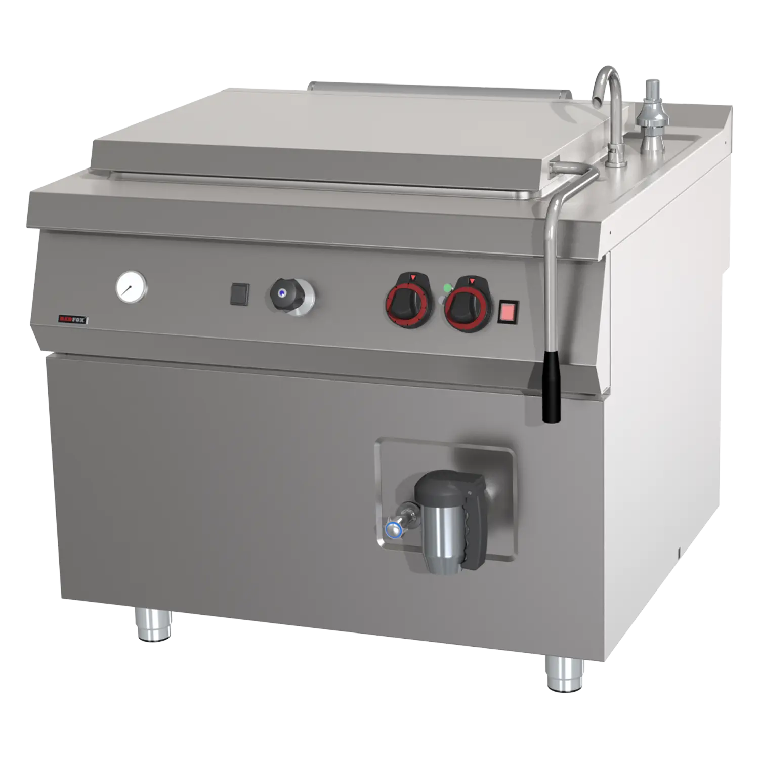 High-capacity boiling katel gaasiline indirect 200 l | REDFOX - BIQ 90/100 200 G