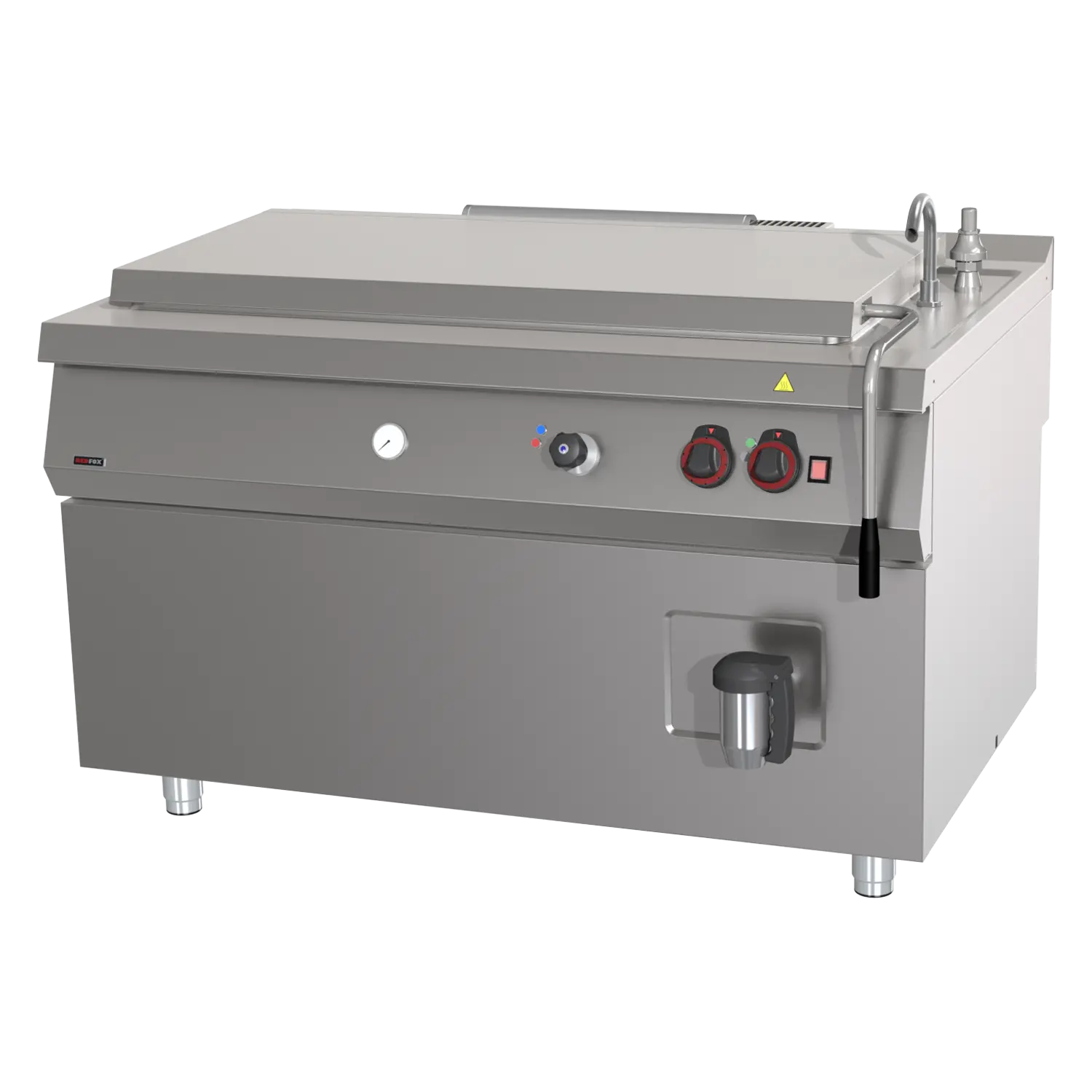 High-capacity boiling katel gaasiline indirect 300 l koos automaatne water charge | REDFOX - BIQ 90/140 300 G AWF