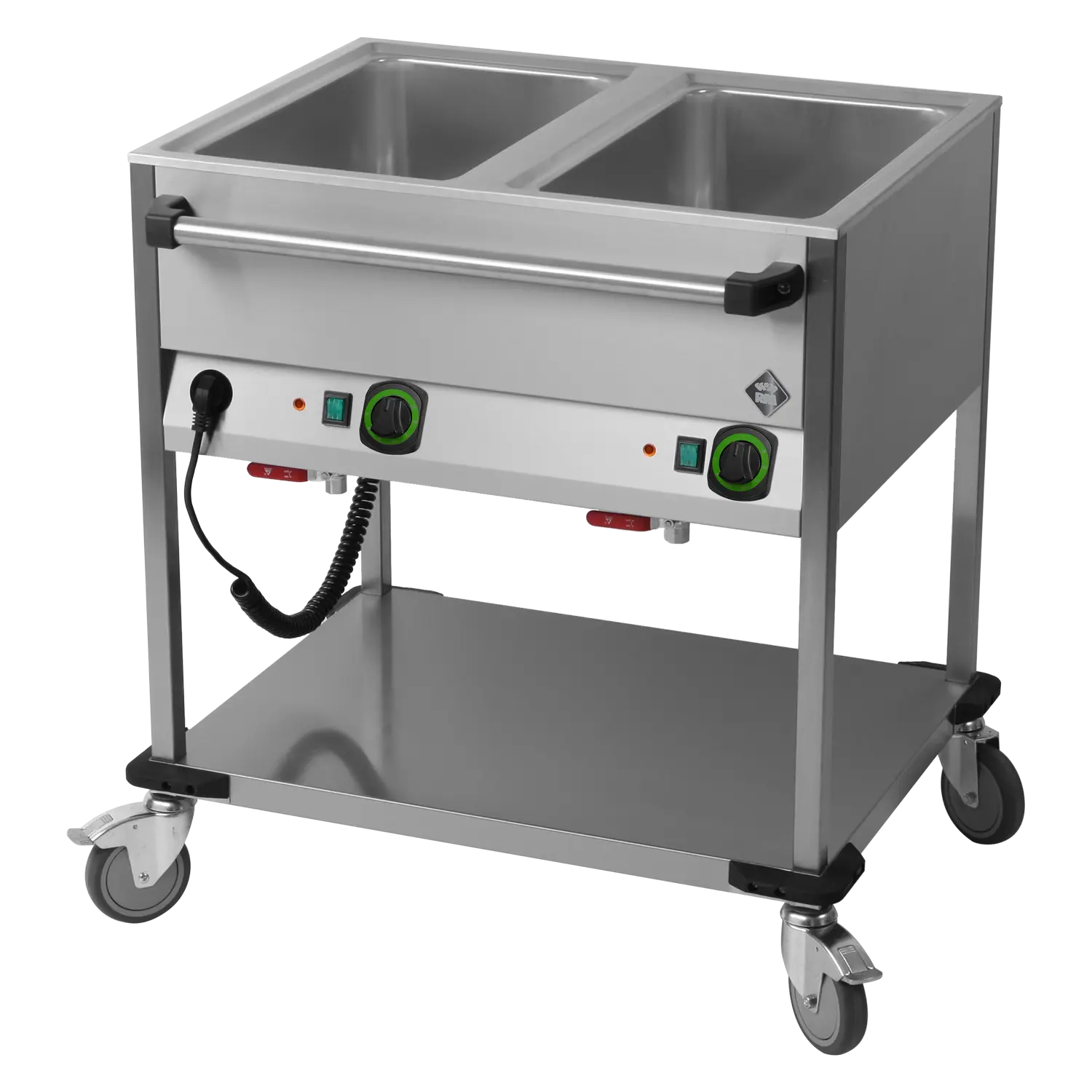 Elektriline marmiit-käru GN 2-1/1 controllers peal longer külg koos rack | RM - BMPD 2120