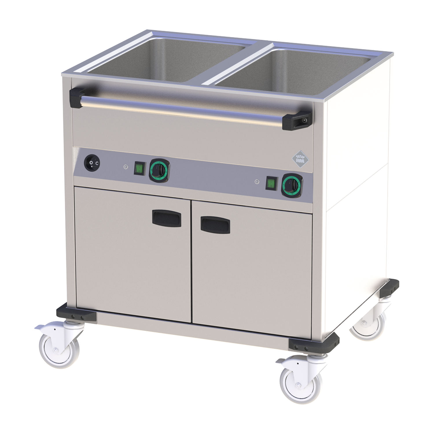 Elektriline marmiit-käru GN 2-1/1 insulated, controls peal longer külg | RM - BMPD 2120 CS