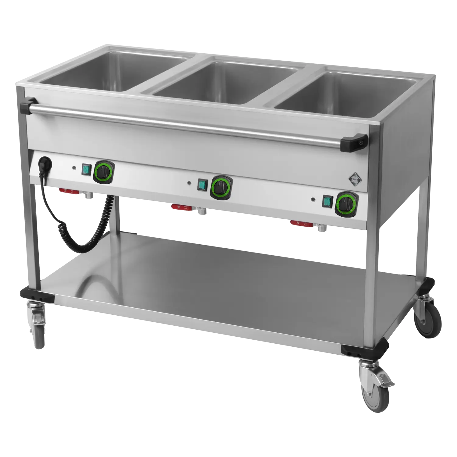 Elektriline marmiit-käru GN 3-1/1 controllers peal longer külg koos rack | RM - BMPD 3120