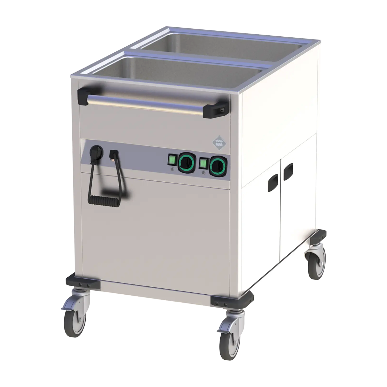 Elektriline marmiit-käru GN 2-1/1 insulated, controls peal shorter külg | RM - BMPK 2120 CS