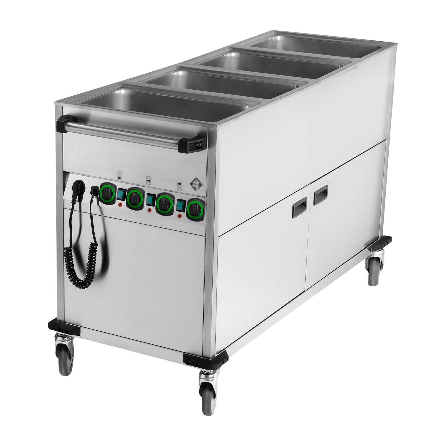 Liigutatav elektriline bain-marie GN 4-1/1 clad koos controls peal shorter külg | RM - BMPK 4120 CS