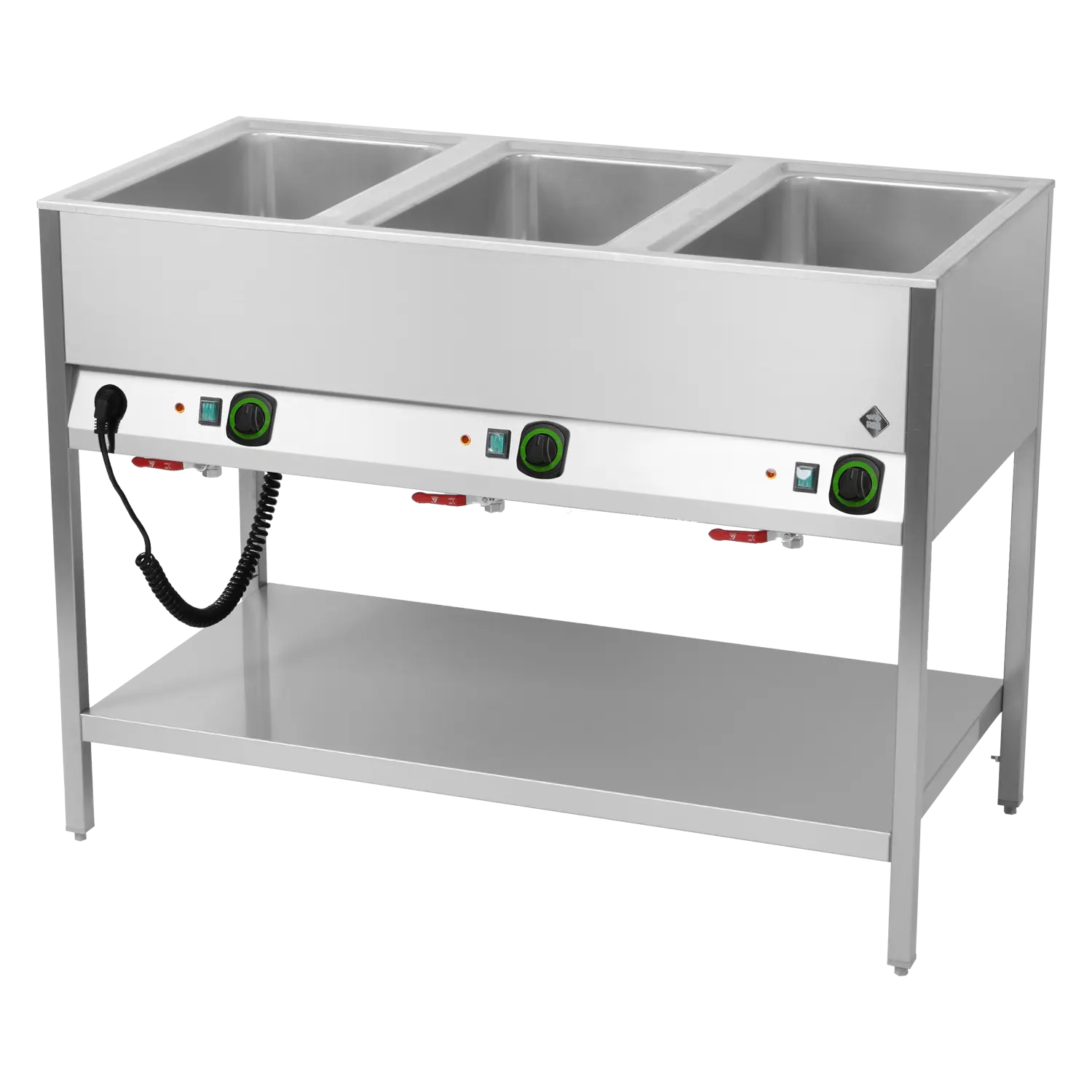Marmiit stationary elektriline GN 3-1/1 controllers peal longer külg koos rack | RM - BMSD 3120