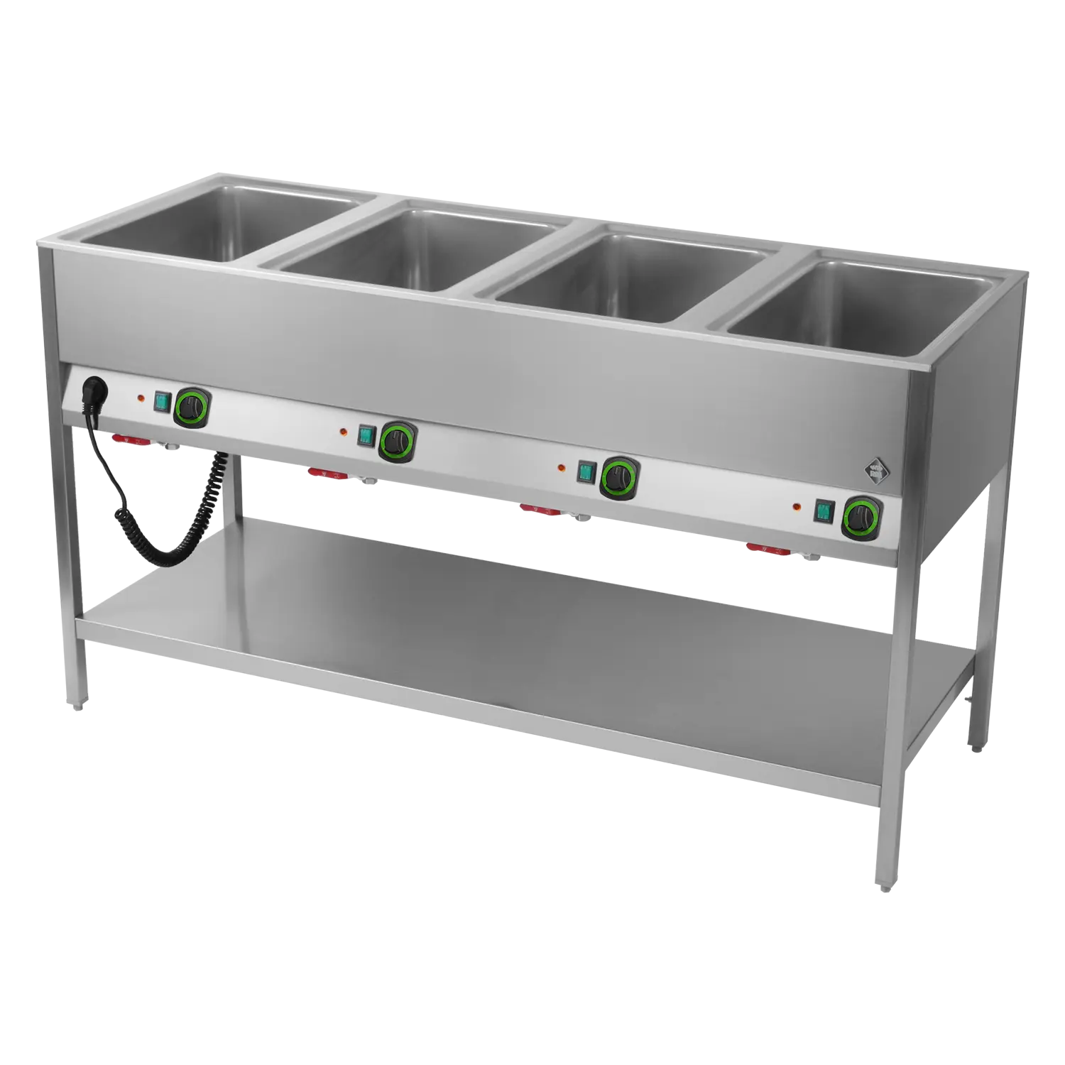 Marmiit stationary elektriline GN 4-1/1 controllers peal longer külg koos rack | RM - BMSD 4120