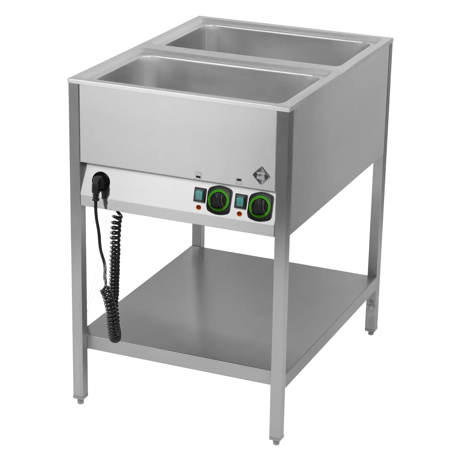 Marmiit stationary elektriline GN 2-1/1 controllers peal shorter külg koos rack | RM - BMSK 2120