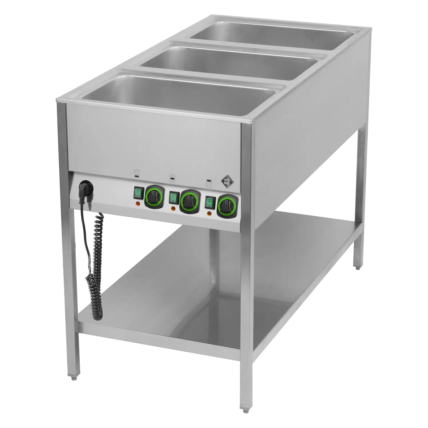 Marmiit stacionární elektriline GN 3-1/1 controllers peal shorter külg koos rack | RM - BMSK 3120