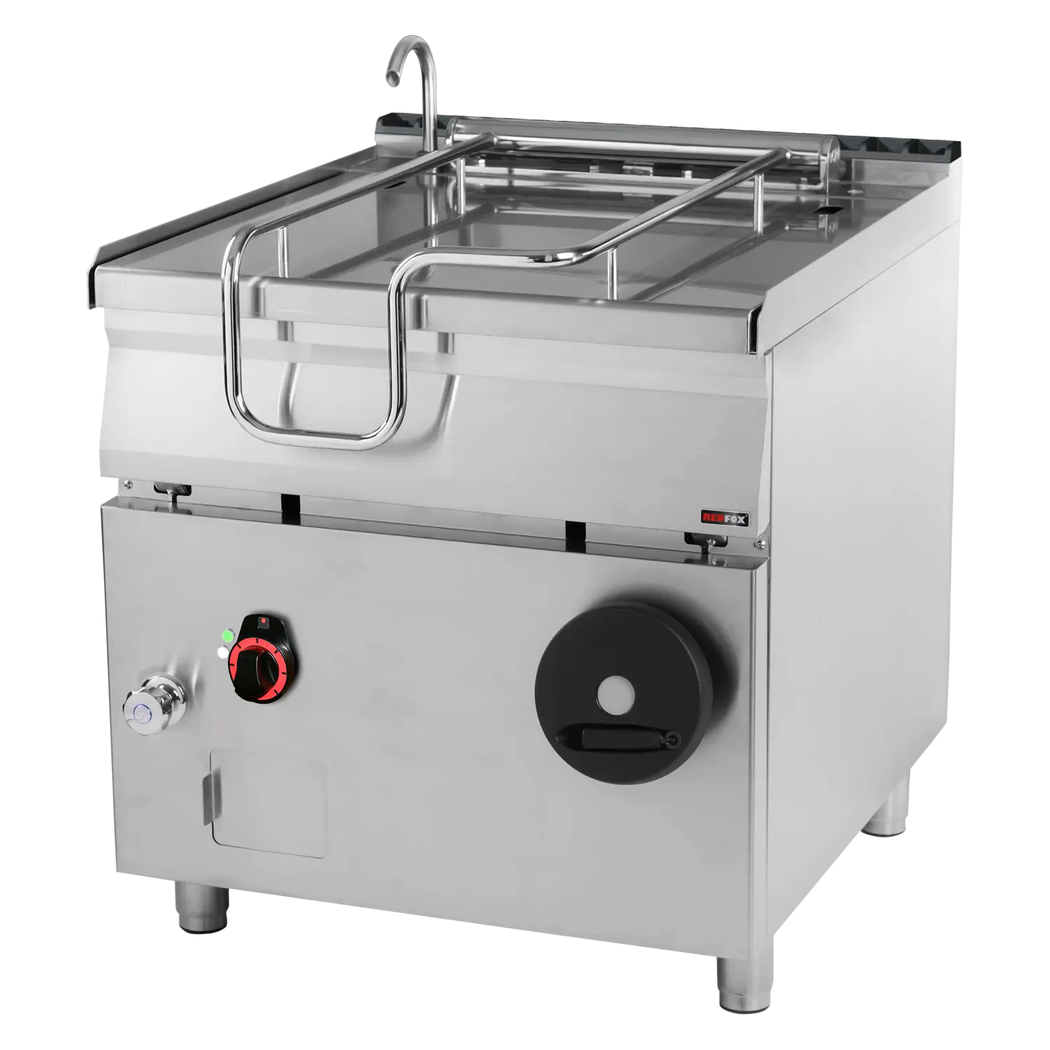Kallutatav Pann manuaalne elektriline 80 l steel compound bottom | REDFOX - BR 90/80 E