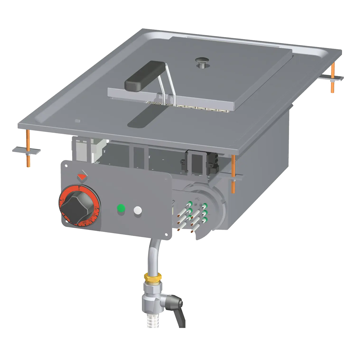 Elektrifritüür sissehoonatud 0,66 kW/l, 10 l 400 V | RM - F10D-64ET