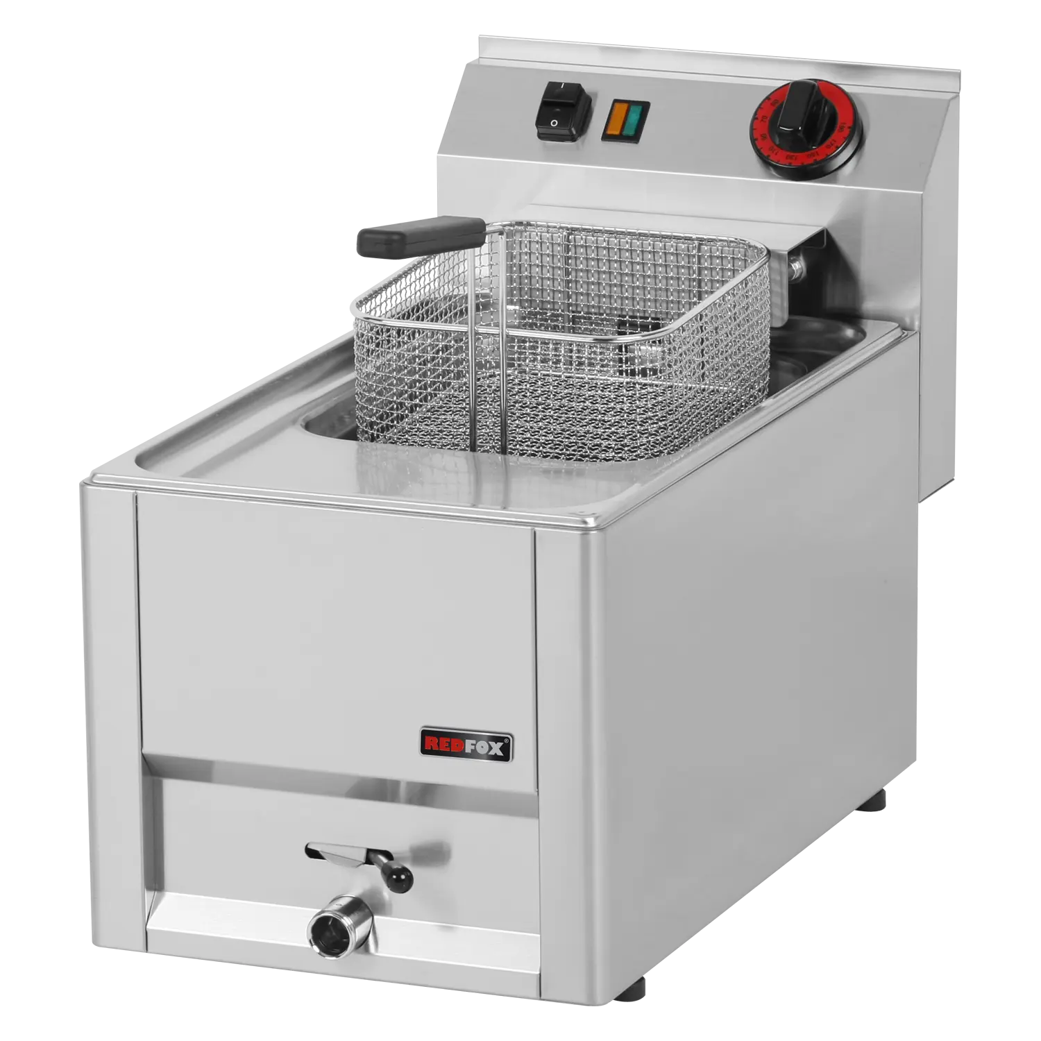 Elektrifritüür 0,75 kW/l, 8 l ilma kapp 400 V | REDFOX - FE 30 ELT