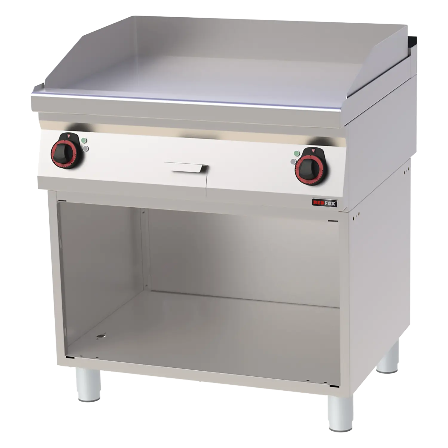 Grillplaat 80x51 elektriline sile peal lahtine kapp 400 V | REDFOX - FTH 70/80 E