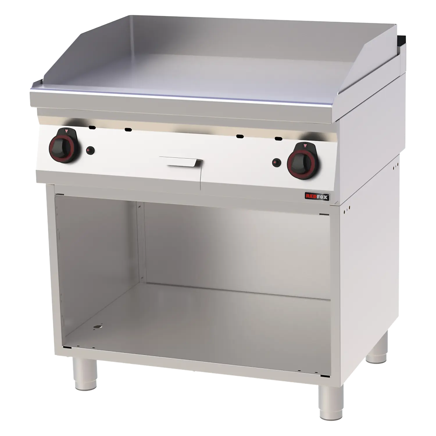 Grillplaat 80x51 gaasiline sile peal lahtine kapp | REDFOX - FTH 70/80 G