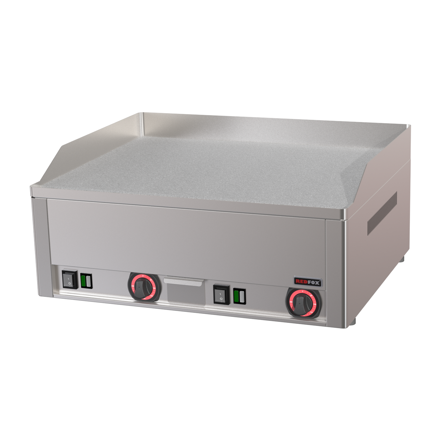 Grillplaat 65x48 elektriline vastupidav kroomitud sile laud 400 V | REDFOX - FTHC 60 E