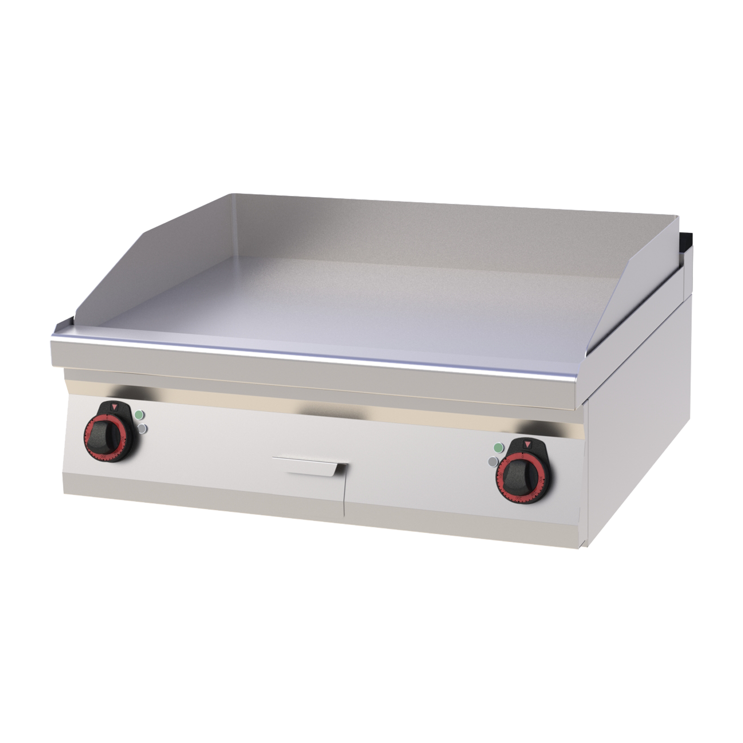 Grillplaat 80x51 elektriline kroomitud sile ilma kapp 400 V | REDFOX - FTHC 70/08 E