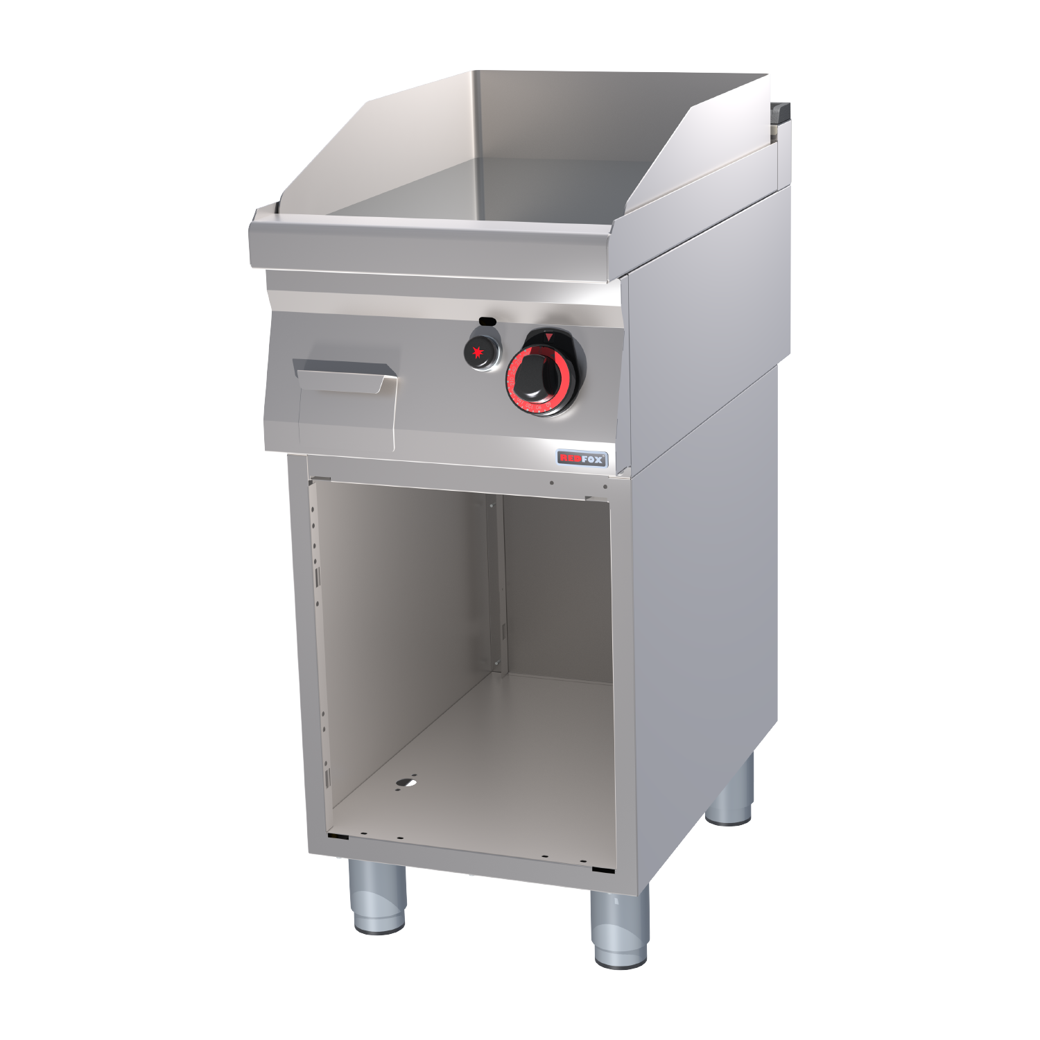Grillplaat 40x51 gaasiline kroomitud sile peal lahtine kapp | REDFOX - FTHC 70/40 G