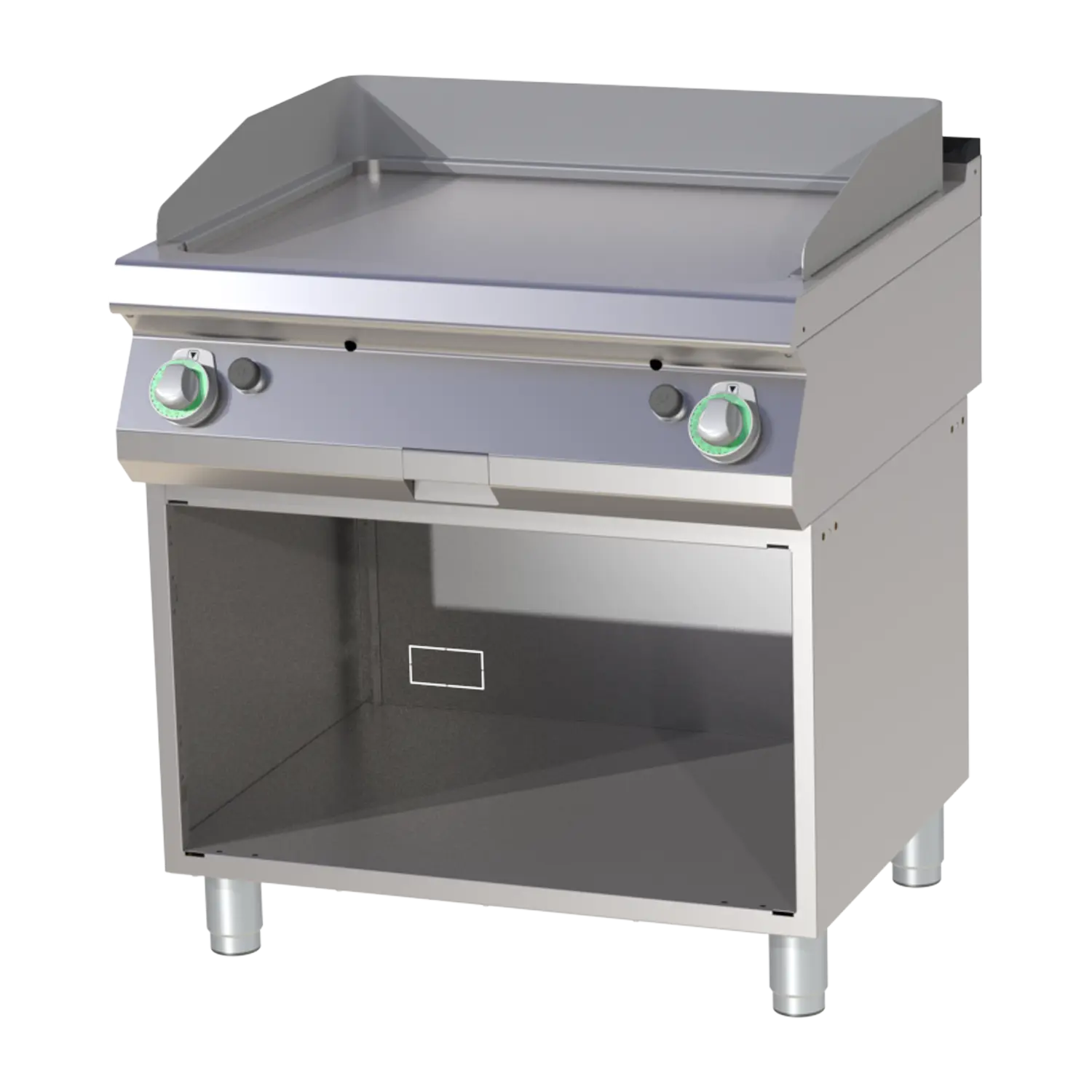 Sile kroomitud grillplaat lahtisel kapil | RM - FTHC 780 G
