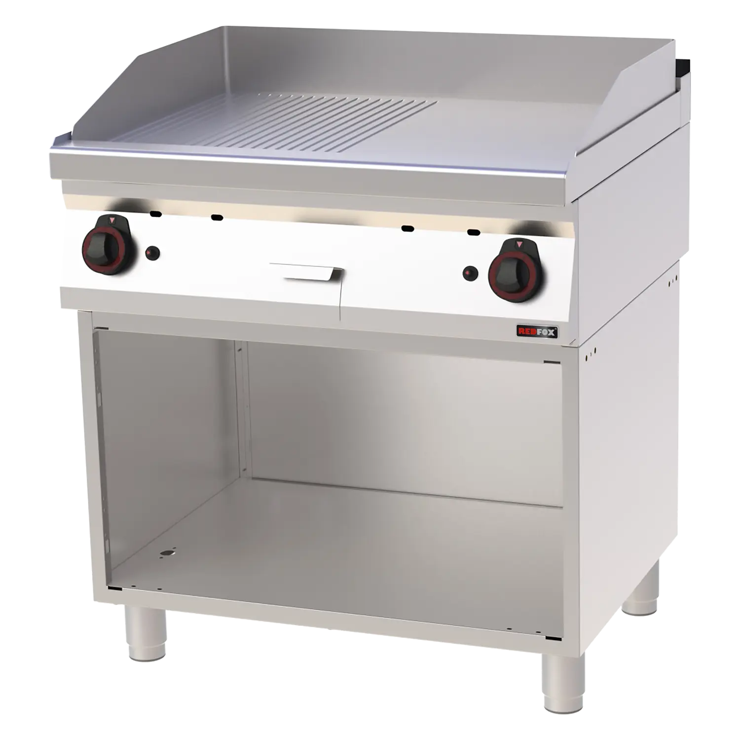 Grillplaat 80x51 gaasiline kombineeritud peal lahtine kapp | REDFOX - FTHR 70/80 G