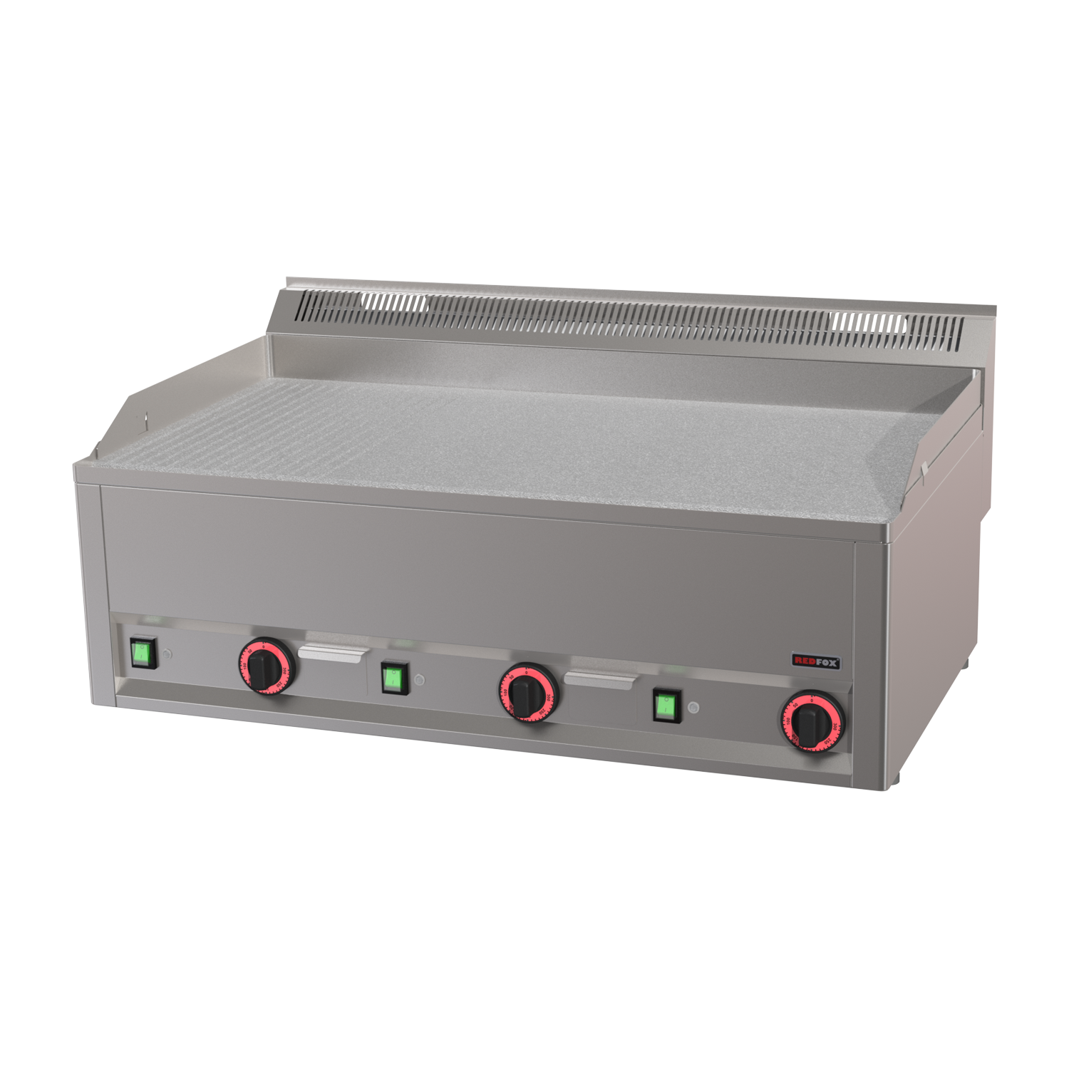 Grillplaat 97x48 elektriline vastupidav kroomitud kombineeritud ilma kapp 400 v | REDFOX - FTHRC 90 EL