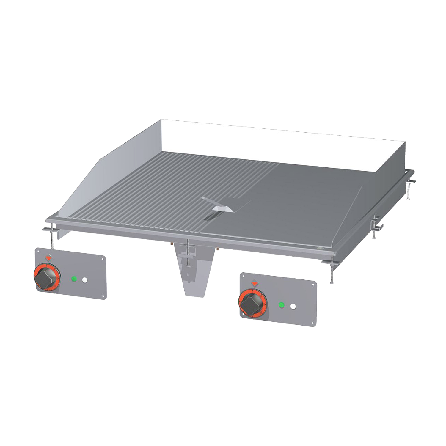 Grillplaat kombineeritud kroomitud | RM - FTLRD-88ETS