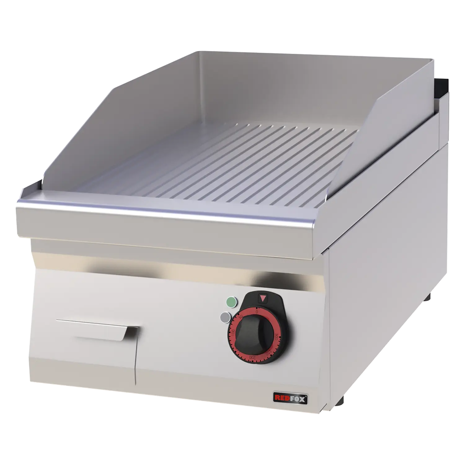 Grillplaat 40x51 elektriline soonega ilma kapp | REDFOX - FTR 70/04 E