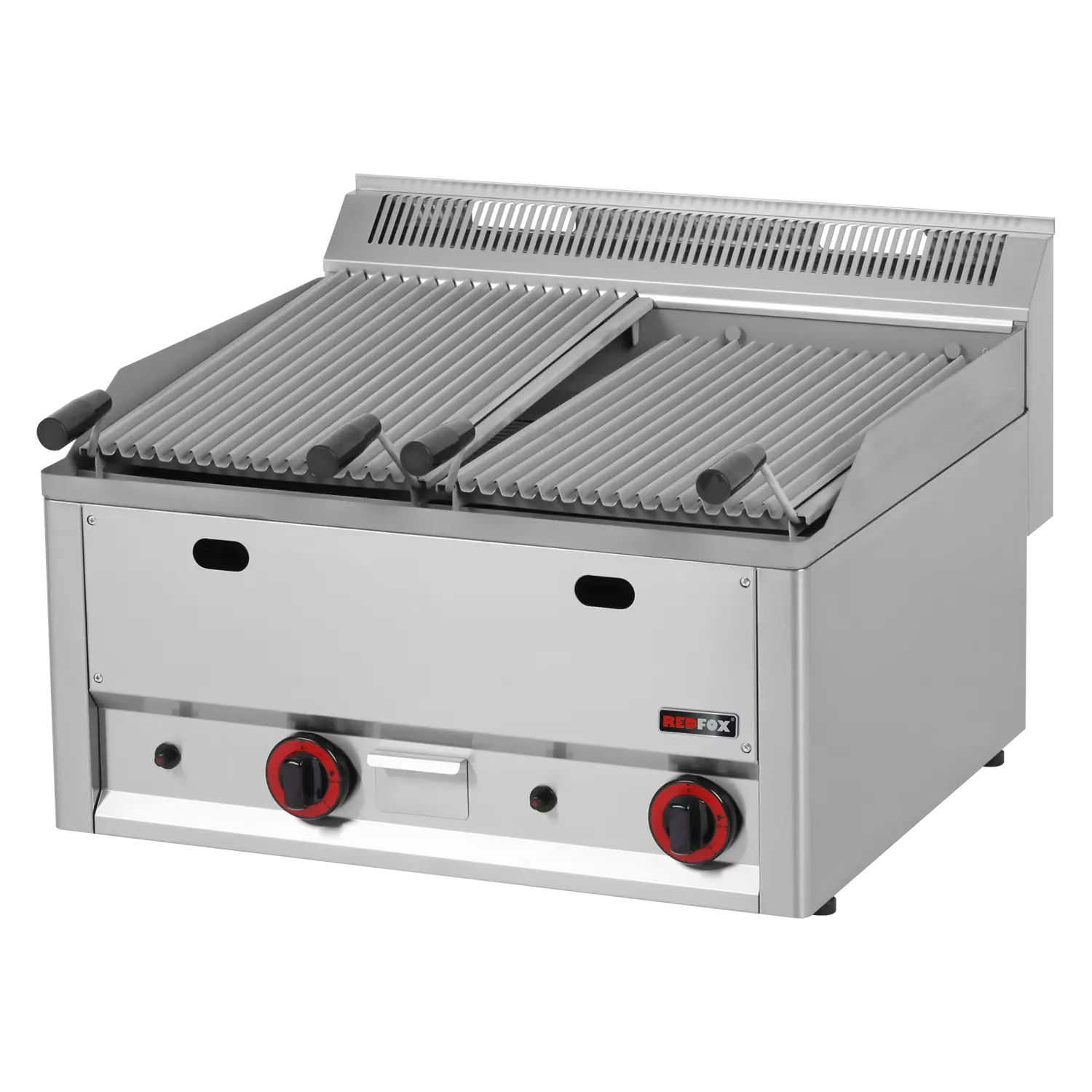 Gaasiline laavakivigrill 2 küpsetus areas 2x 31x48 ilma kapp | REDFOX - GL 60 GLS