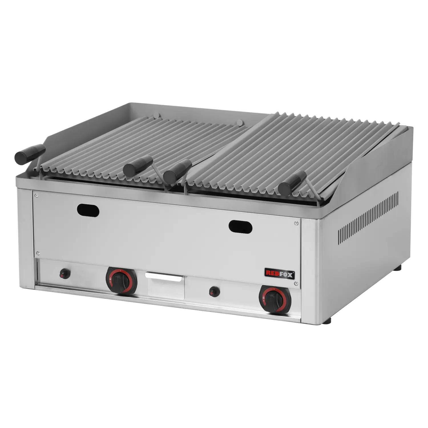 Gaasiline laavakivigrill 2 küpsetus areas 2x 31x48 lauapealne | REDFOX - GL 60 GS