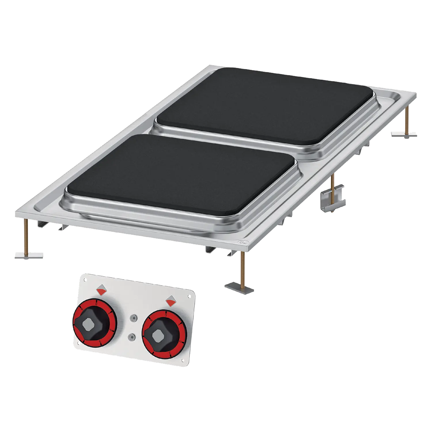 Elektripliit square 2 tsoon | RM - PCQD-84ET