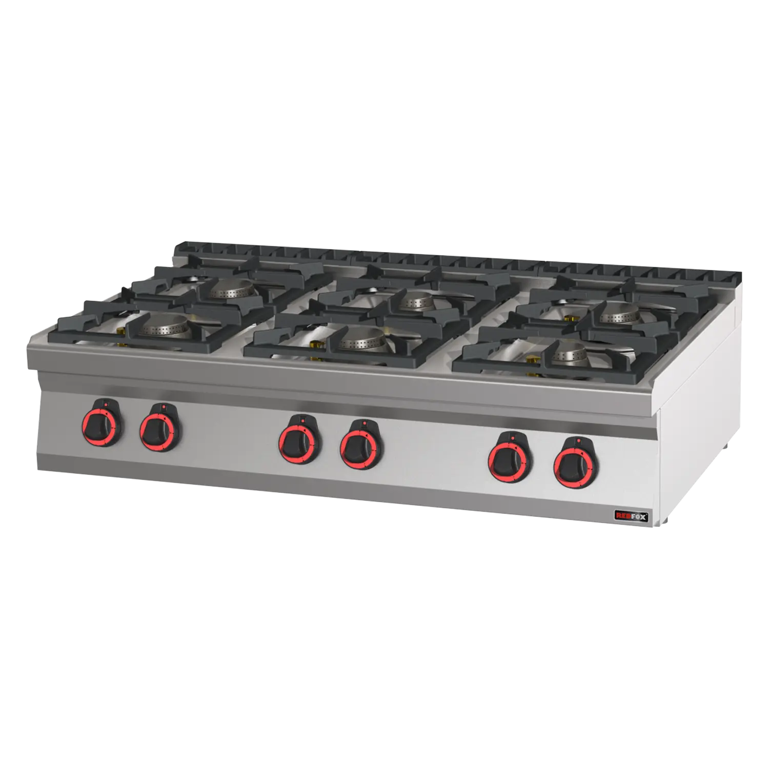 Gaasipliit 6x põleti ilma kapp | REDFOX - SP 70/012 G