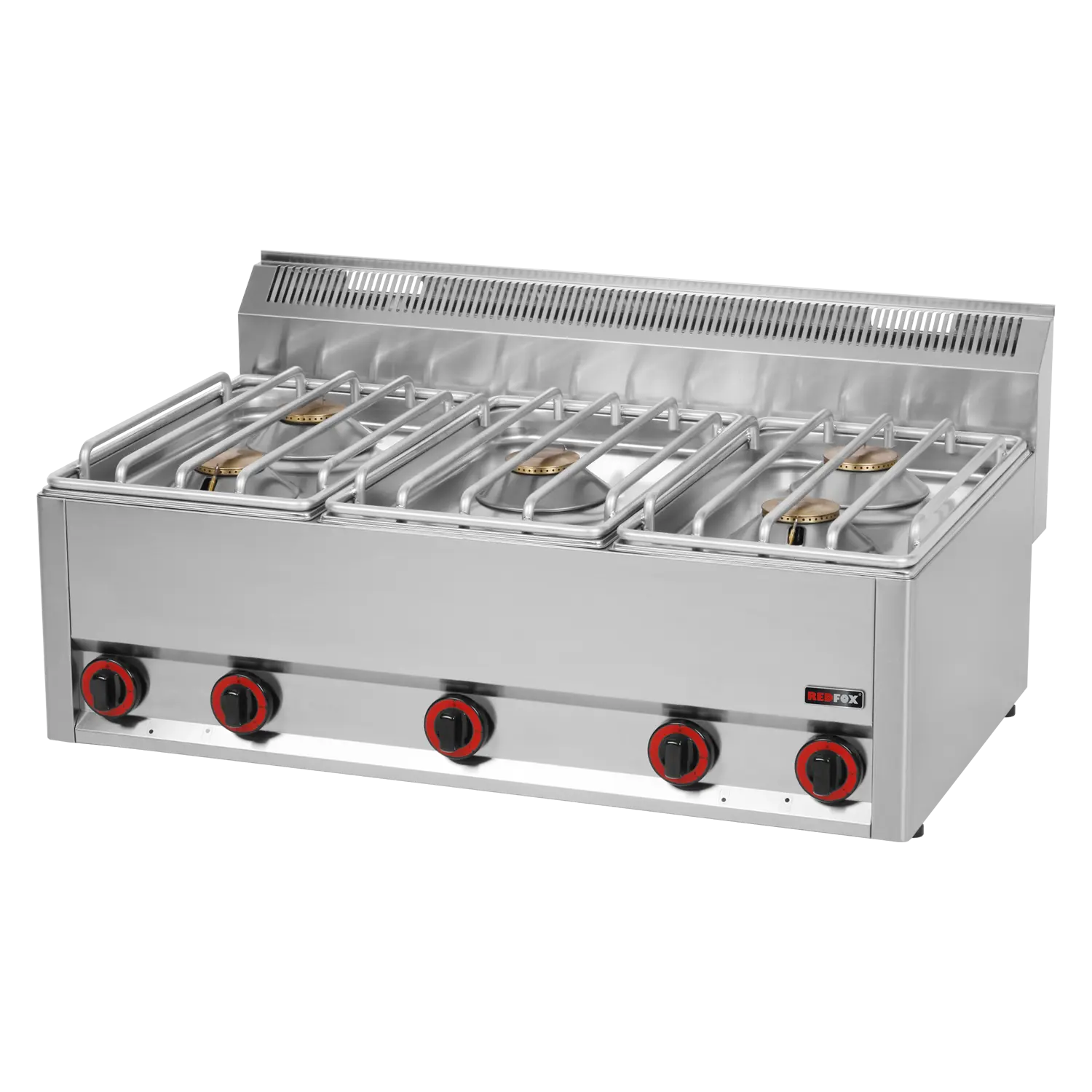 Gaasipliit 5x põleti ilma kapp | REDFOX - SP 90/5 GLS