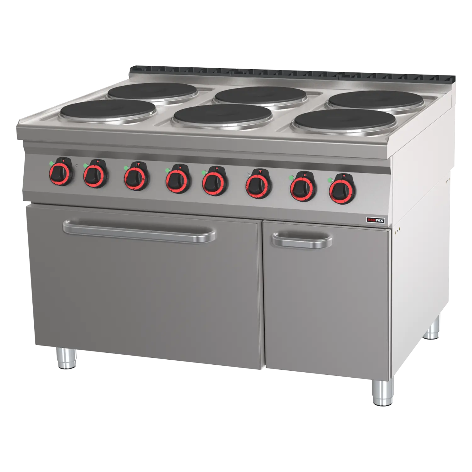 Elektripliit 6x plaati koos ahi GN 2/1 | REDFOX - SPT 90/120-21 E
