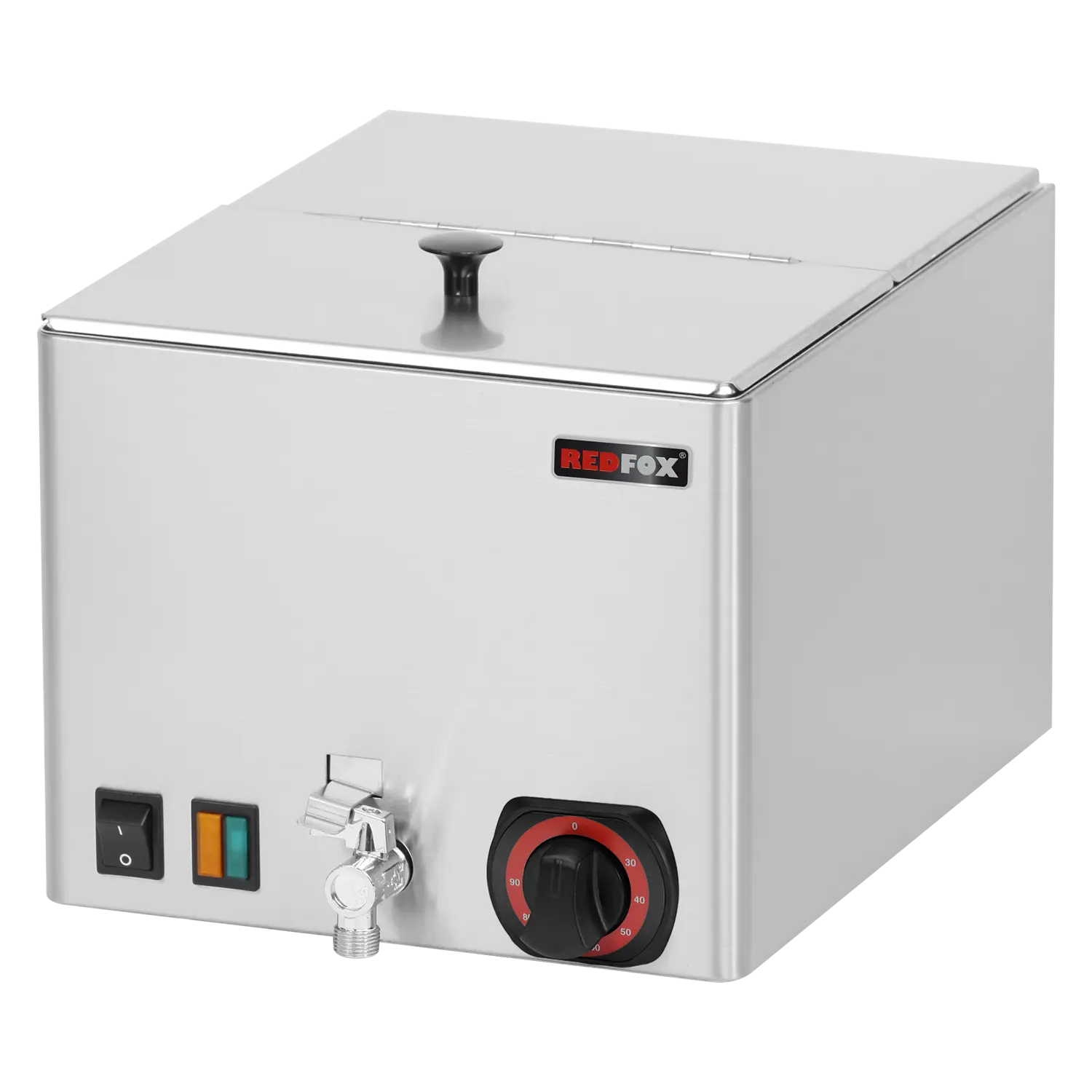 Sausage/vegetable steamer koos kraan GN 1/2 | REDFOX - WEV 12