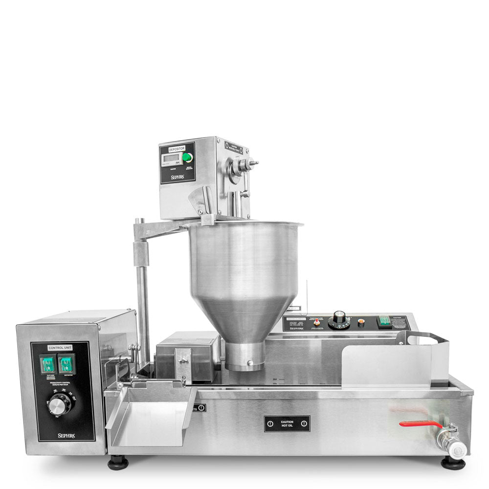 Sephra Duo Lane 240 Commercial Donut Machine with Free Case of Donut Mix_main-1